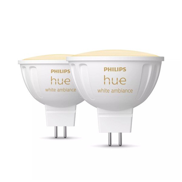 Spuldzes ar GU 5,3 spuldžu ietveri (2 gab.), 5 W White ambiance – Philips Hue-image-1