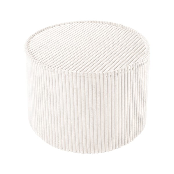 Krēmkrāsas velveta bērnu pufs – Wigiwama