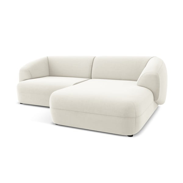 Balts samta stūra dīvāns (ar labo stūri) Moana – Makamii-image-2
