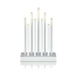 Balts LED svečturis Markslöjd Viik, augstums 27 cm