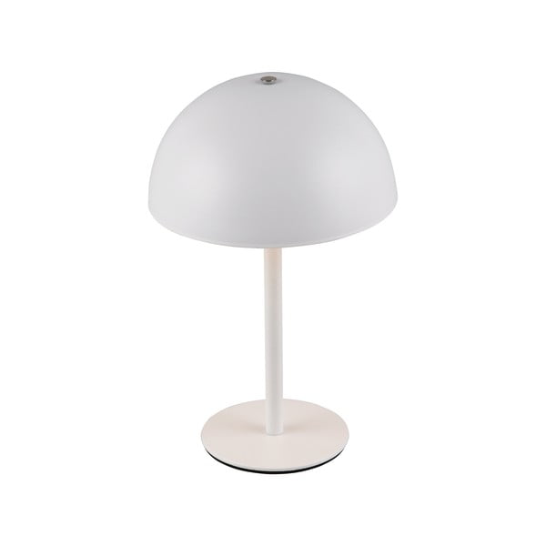 Matēti balta LED galda lampa ar metāla abažūru (augstums 21 cm) Munoz – Trio-image-4