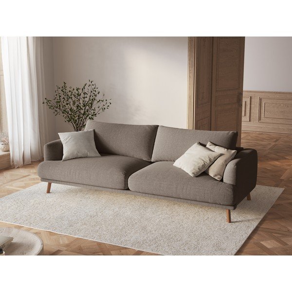 Pelēkbrūns dīvāns 200 cm Naomi – Micadoni -image-1