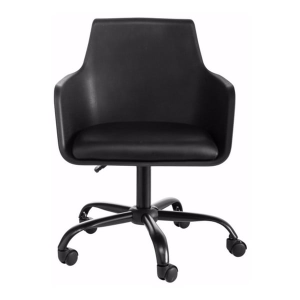 Melns regulējams biroja krēsls Støraa Leslie-image-3