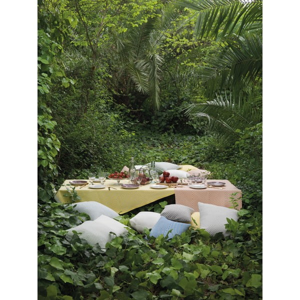 Gaiši pelēks pleds ar kokvilnu Euromant Tebas, 140 x 160 cm-image-1