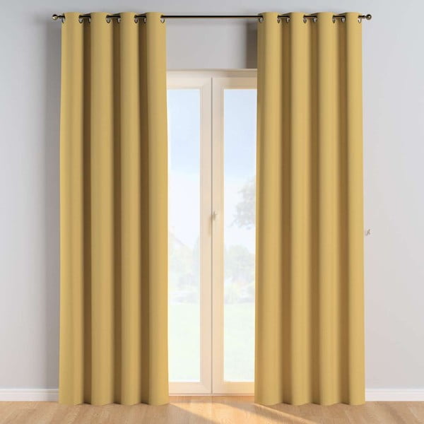 Dzeltens aizkars 260x130 cm Cotton Story – Yellow Tipi-image-1