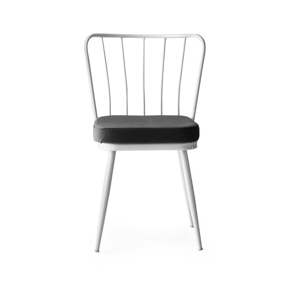 Balti/melni metāla pusdienu krēsli (2 gab.) Yildiz – Kalune Design