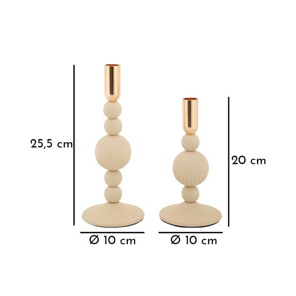 Metāla svečturi (2 gab.) Aster – Mauro Ferretti-image-4