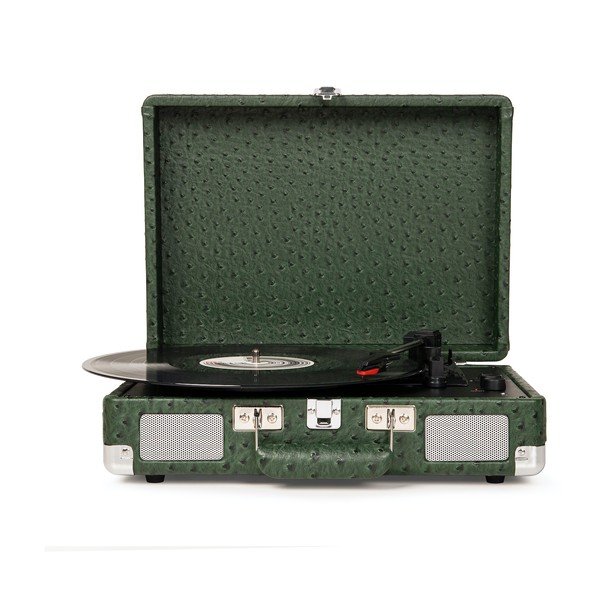 Tumši zaļš gramofons Crosley Plus Ostrich-image-4