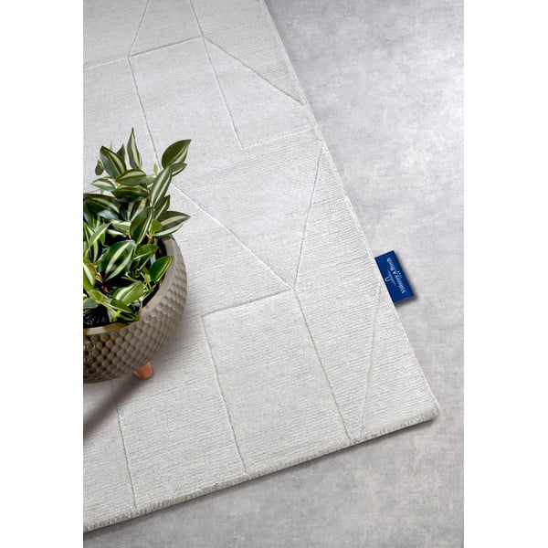 Krēmkrāsas ar rokām darināts vilnas celiņa paklājs 80x250 cm Ursule – Villeroy&Boch-image-2