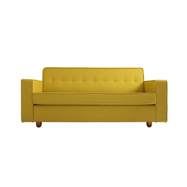 Dzeltens divvietīgs dīvāns Custom Form Zugo