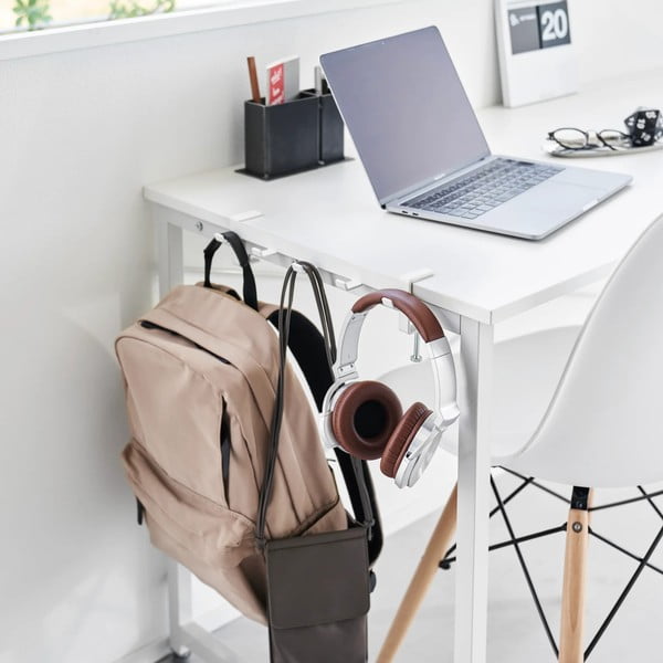 Matēti balts tērauda pielāgojams āķis Tower – YAMAZAKI-image-3