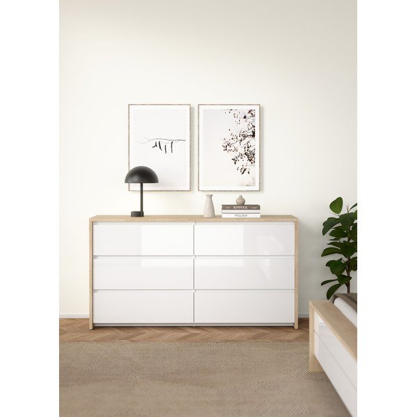 Balta kumode 157x84x48 cm Next – Tvilum-image-1
