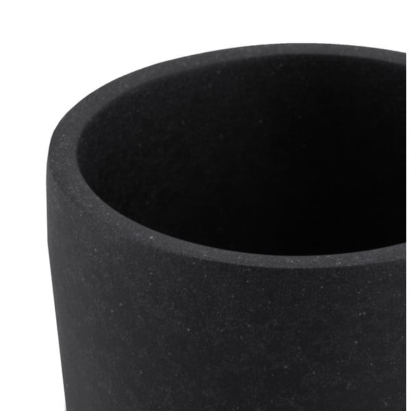 Pelēka polirezīna zobu birstes krūze Sandy – Tomasucci-image-1