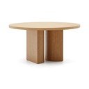 Apaļš ēdamgalds ar ozolkoka imitāciju ø 150 cm Nealy – Kave Home