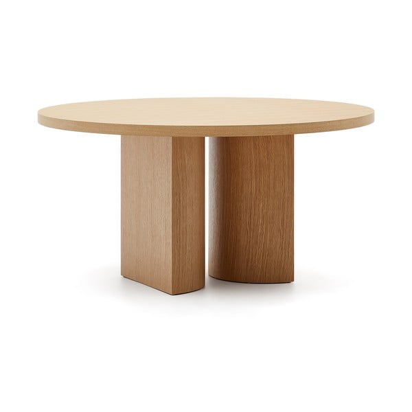 Apaļš ēdamgalds ar ozolkoka imitāciju ø 150 cm Nealy – Kave Home