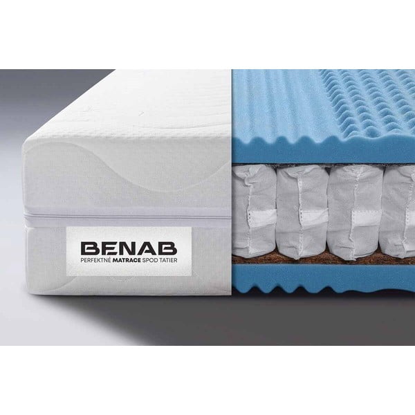 Ciets/vidēji ciets divpusējs atsperu matracis 120x200 cm BonFlex PLUS – BENAB-image-1