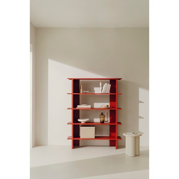 Dzeltens metāla grāmatplaukts 120x156x37 cm Hes – noo.ma-image-1