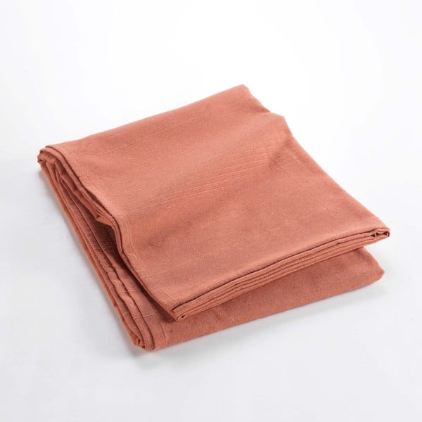 Ķieģeļu sarkans gultas pārklājs 220x240 cm Lucile – douceur d'intérieur-image-2