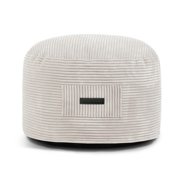 Krēmkrāsas velveta pufs Om 60 – SLOWDOWN