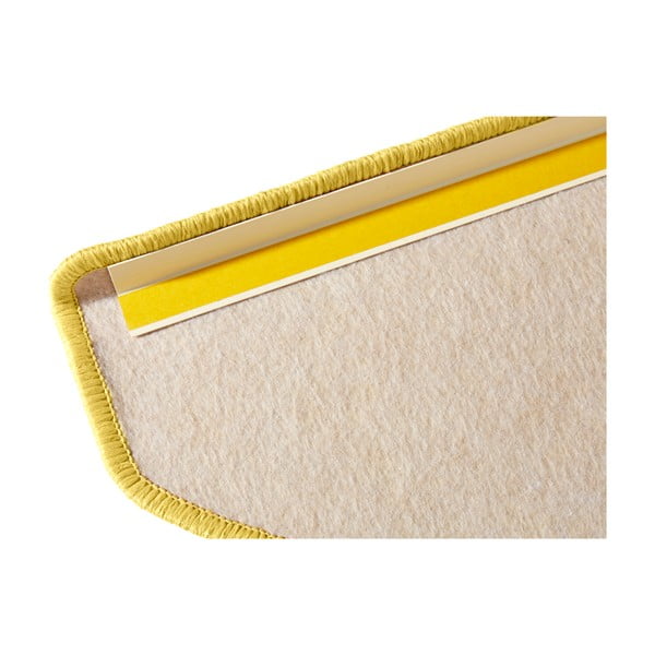 15 dzeltenu kāpņu paklāju komplekts Hanse Home, 23 x 65 cm-image-3