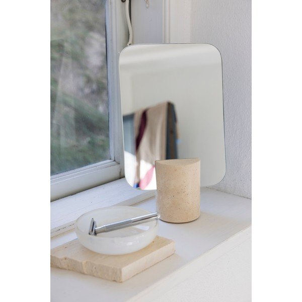Kosmētikas spogulis 18x30 cm Travertine – Mette Ditmer Denmark-image-2