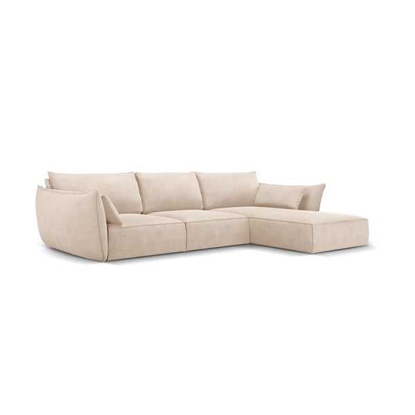 Bēšs stūra dīvāns (labais stūris) Vanda – Mazzini Sofas-image-2