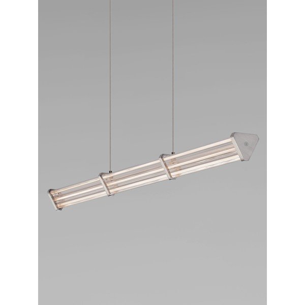 Matēti melna/matētas sudraba krāsas metāla LED piekaramā lampa ar regulējamu spilgtumu ar akrila stikla abažūru Pheme – Nova Luce-image-3
