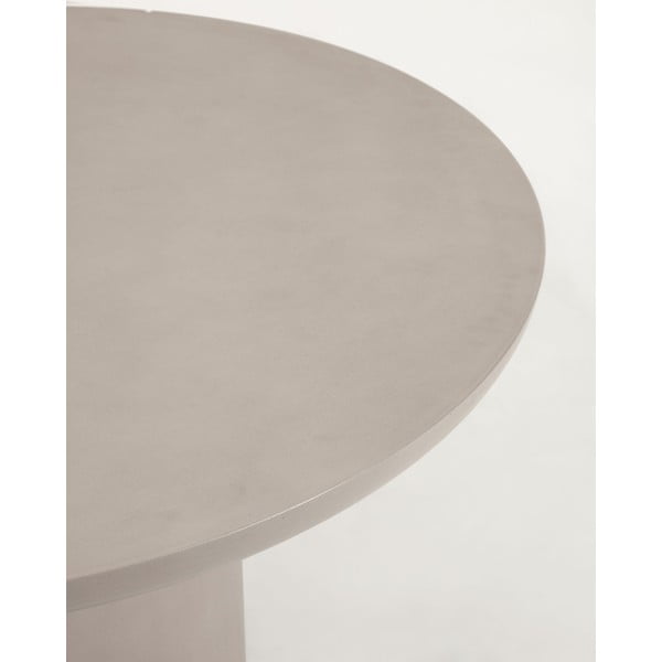 Betona dārza ēdamgalds ø 110 cm Taimi – Kave Home-image-2