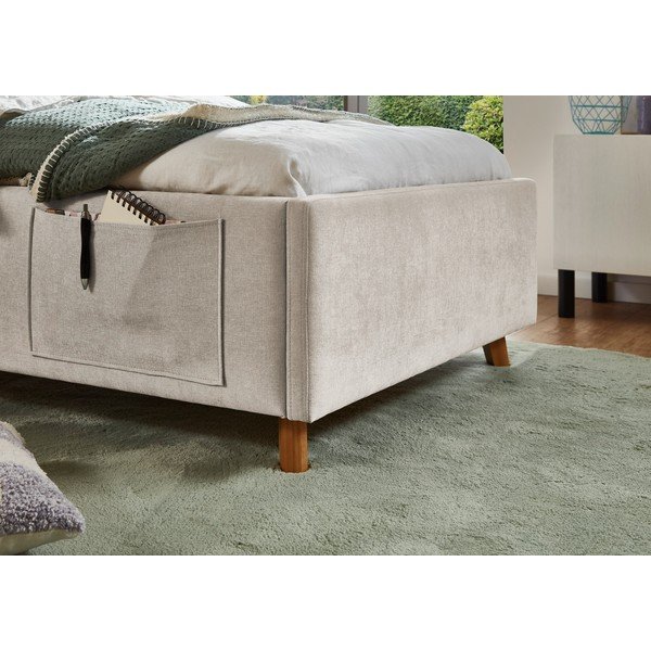 Bēša bērnu gulta bez režģa 90x200 cm Cosy – Meise Möbel-image-3