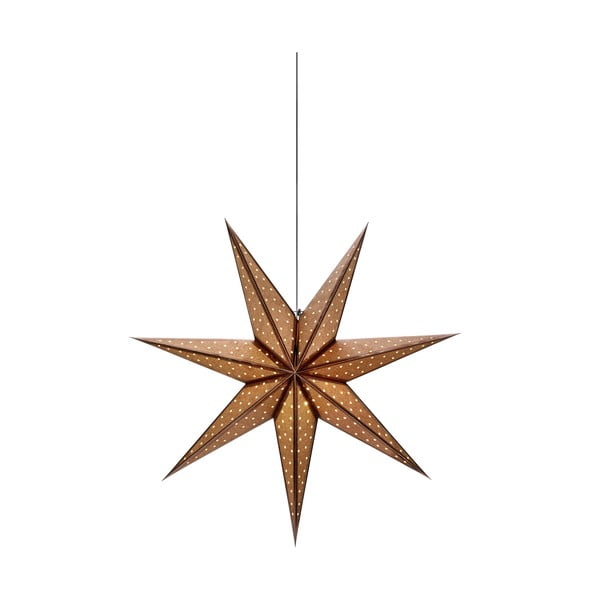 Brūns gaismas dekors ar Ziemassvētku motīvu ø 45 cm Glitter – Markslöjd