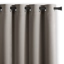 Pelēkbēšs daļēji gaismu necaurlaidīgs aizkars 140x270 cm Kierra – Restilo