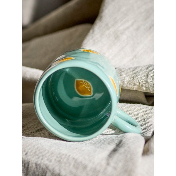 Dūmakaini zaļa akmensmasas bērnu krūze 230 ml Agnes – Bloomingville Mini-image-4