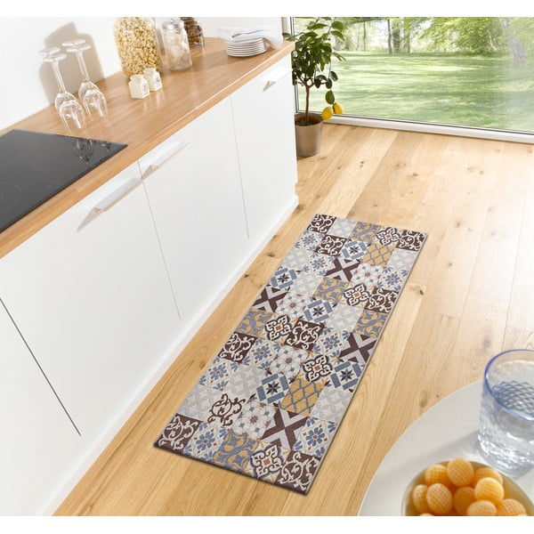 Brūns celiņa paklājs 75x150 cm Cappuccino Mosaik – Hanse Home-image-1