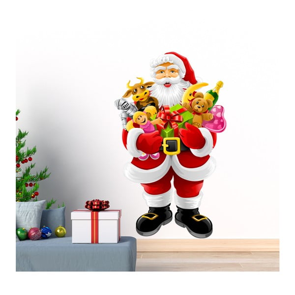 Ziemassvētku uzlīme Ambiance Santa Claus and Gifts