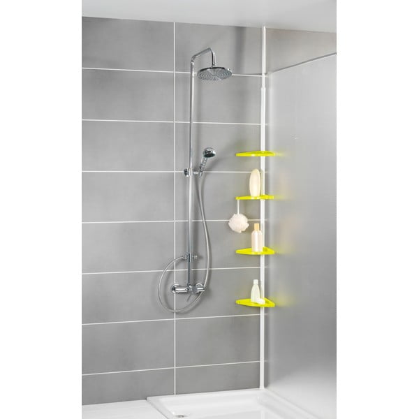 Dzeltens teleskopiskais dušas plaukts Wenko Compact-image-1