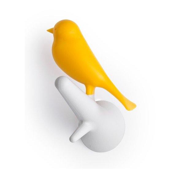 4 āķīšu zvirbuļu komplekts, balts/dzeltens-image-1