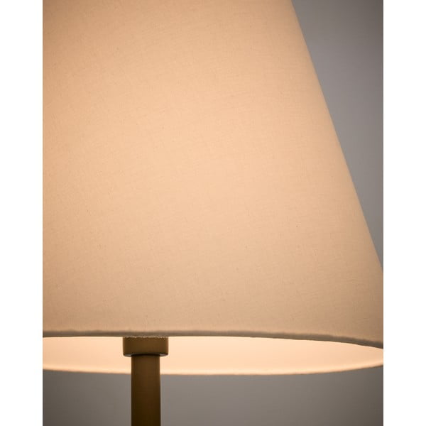 Tumši zaļa stāvlampa ar auduma abažūru (augstums 153 cm) Navat – Kave Home-image-2