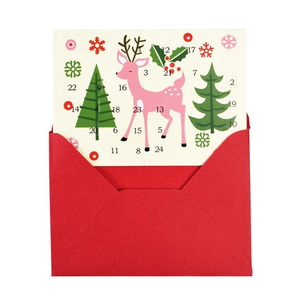Ziemassvētku kartīte adventes kalendāra dizainā – Rex London-image-3