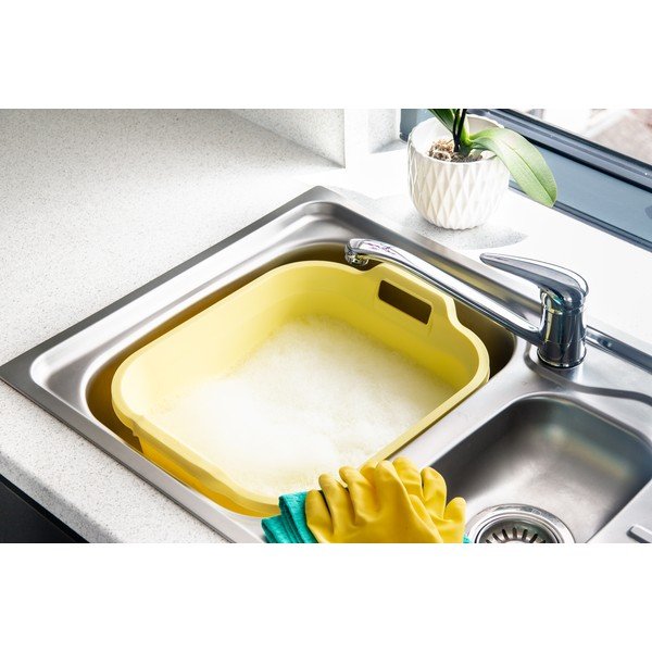 Dzeltena mazgāšanas bļoda Addis Signature, 10 l-image-2