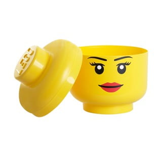 LEGO® glabāšanas kaste - lelle (meitene), ⌀ 24,2 cm