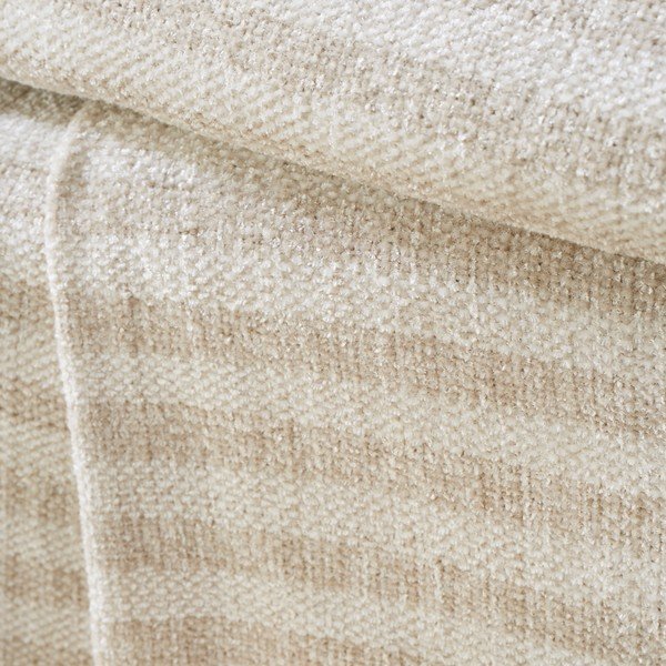 Bēšs samta pleds 130x170 cm Stripe Chenille – Catherine Lansfield-image-2