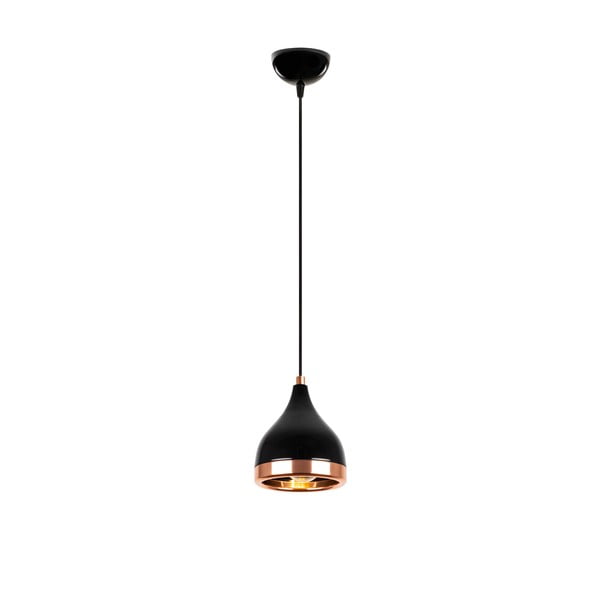 Melna/zelta krāsas piekaramā lampa ø 14 cm Yildo – Opviq lights