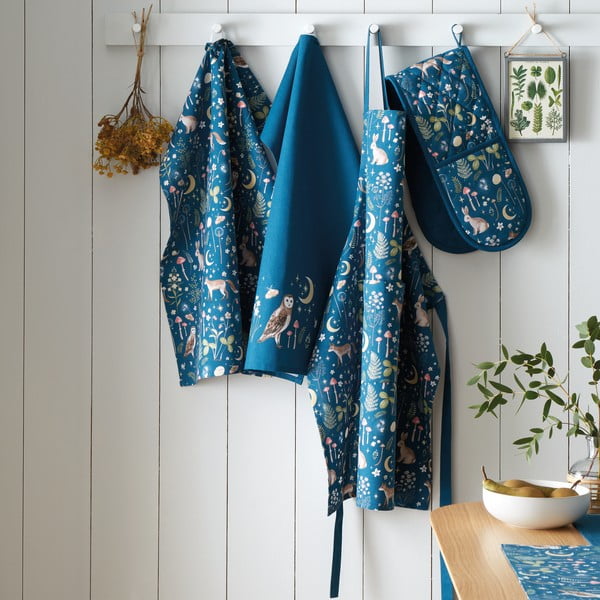 Kokvilnas priekšauts Enchanted Twilight Animals – Catherine Lansfield-image-3