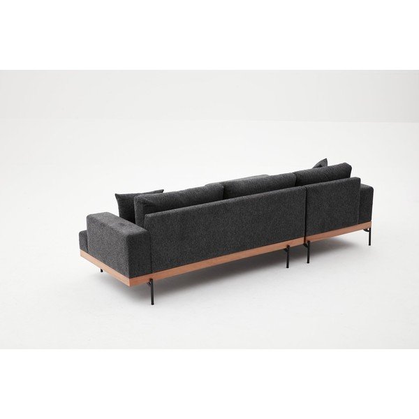 Antracīta pelēks stūra dīvāns (ar kreiso stūri) Liva – Balcab Home-image-3