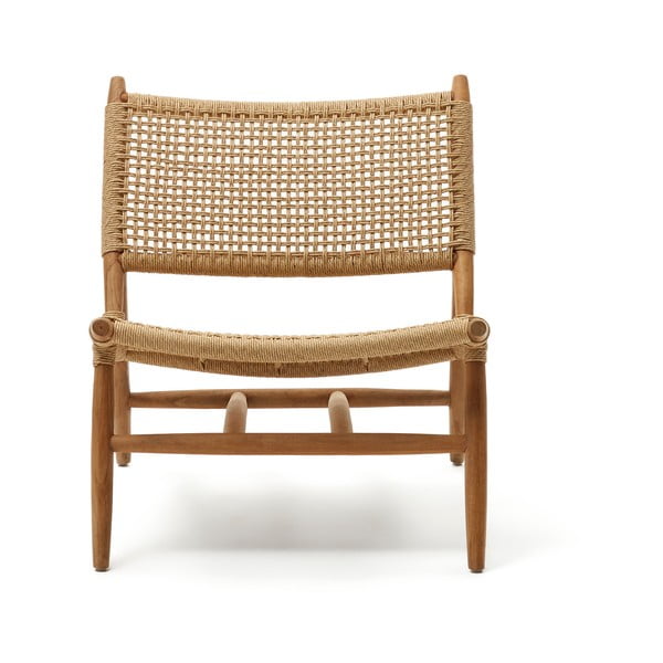 Koka dārza krēsls dabīgā tonī Codolar – Kave Home-image-1