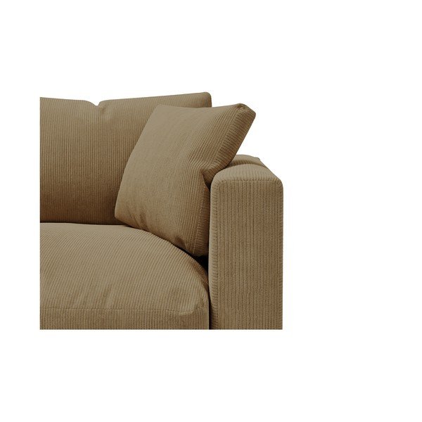 Bēšs velveta dīvāns 220 cm Comfy – Scandic-image-2