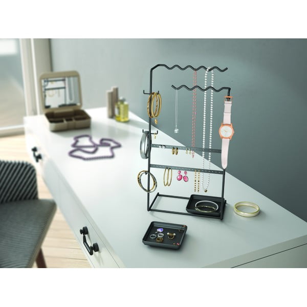 Melns juvelierizstrādājumu organizators Metaltex My Jewels-image-1