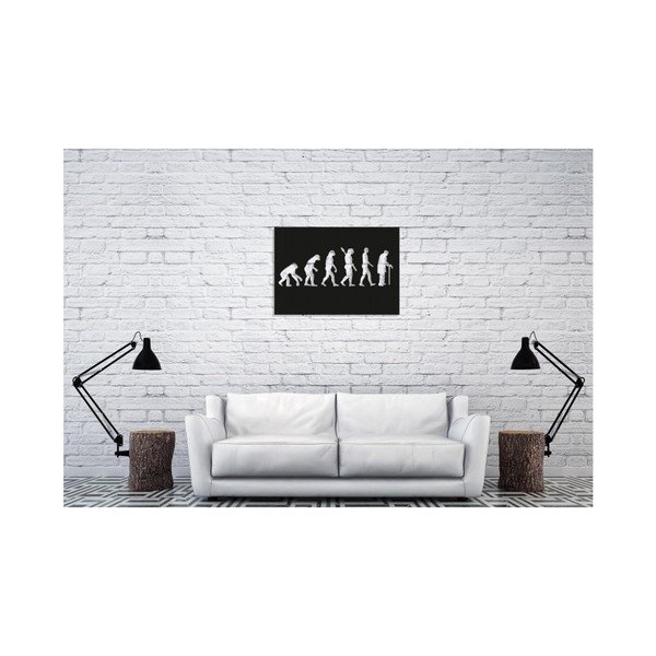 Melns sienas dekors Oyo Concept Evolution, 40 x 60 cm