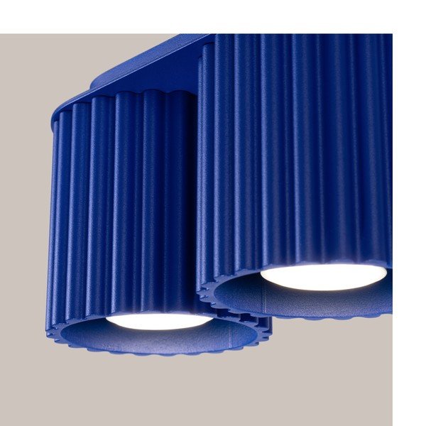 Zila metāla prožektora tipa lampa 10x21 cm Zora – Sollux-image-3