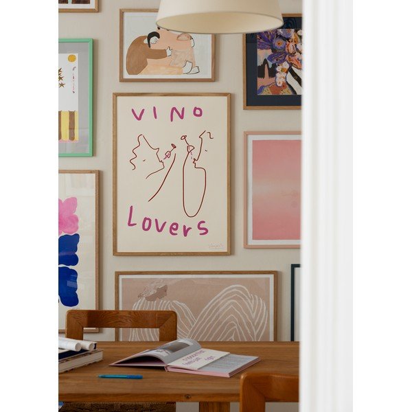 Plakāts 50x70 cm Vino Lovers – Ruby Hughes – The Poster Club-image-1